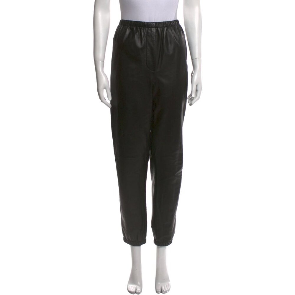 3.1 Phillip Lim Lamb Leather Track Pants Size: US 8